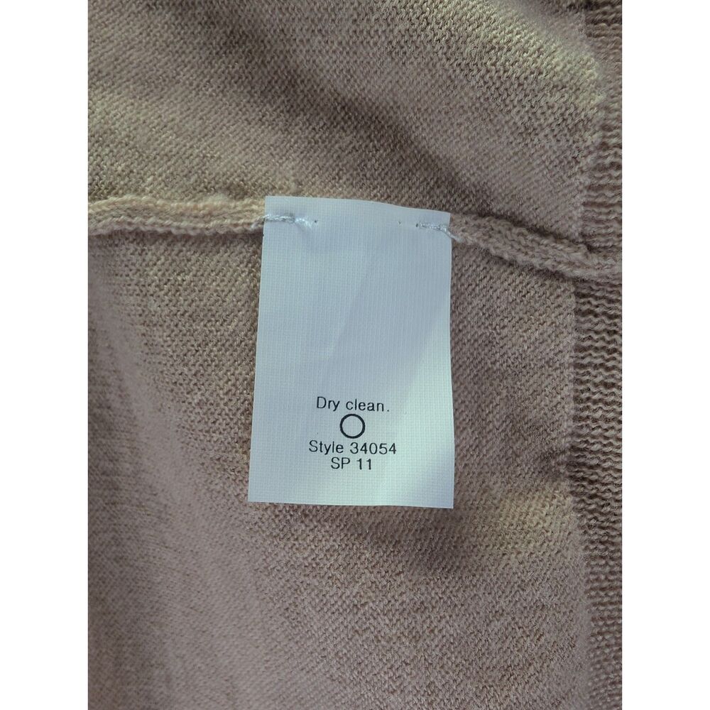 NWOT J.Crew 100% merino wool LS jeweled button-up cardigan mauve Size Medium - Picture 10 of 10